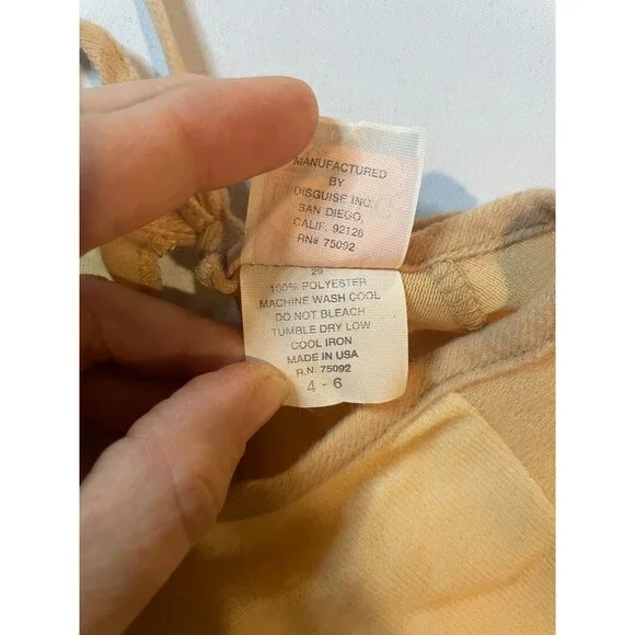 Child's Girl's Disney The Lion King Nala Classic Costume Brown Size 4-6 Vintage‎ - Picture 8 of 10